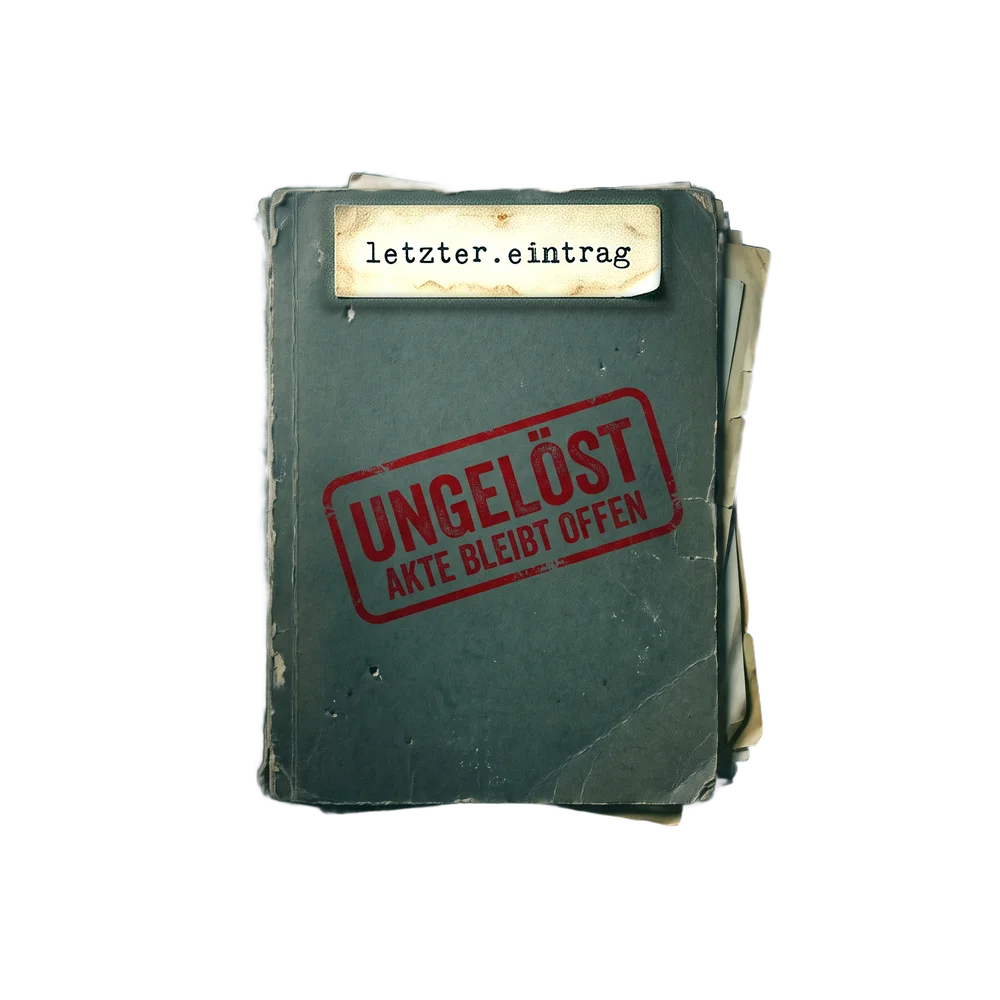 Die graue Akte mit dem roten Stempel Ungelöst